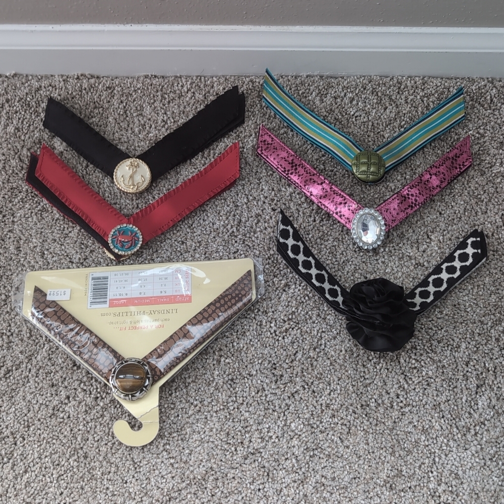 Lindsay Phillips Switch Flop Interchangeable Sandal Straps Sz. 7-8